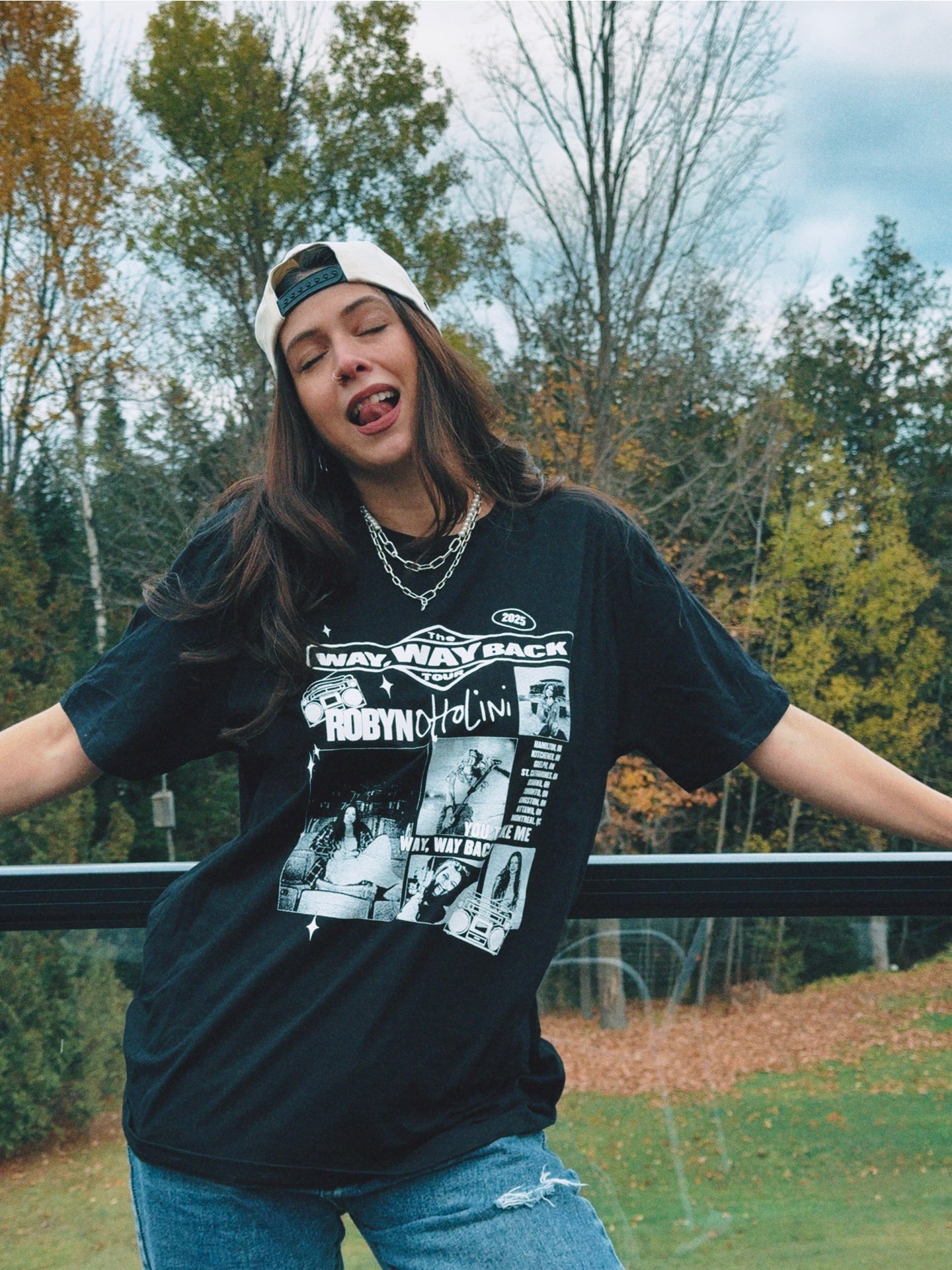 Way Way Back Tour Tee - Black