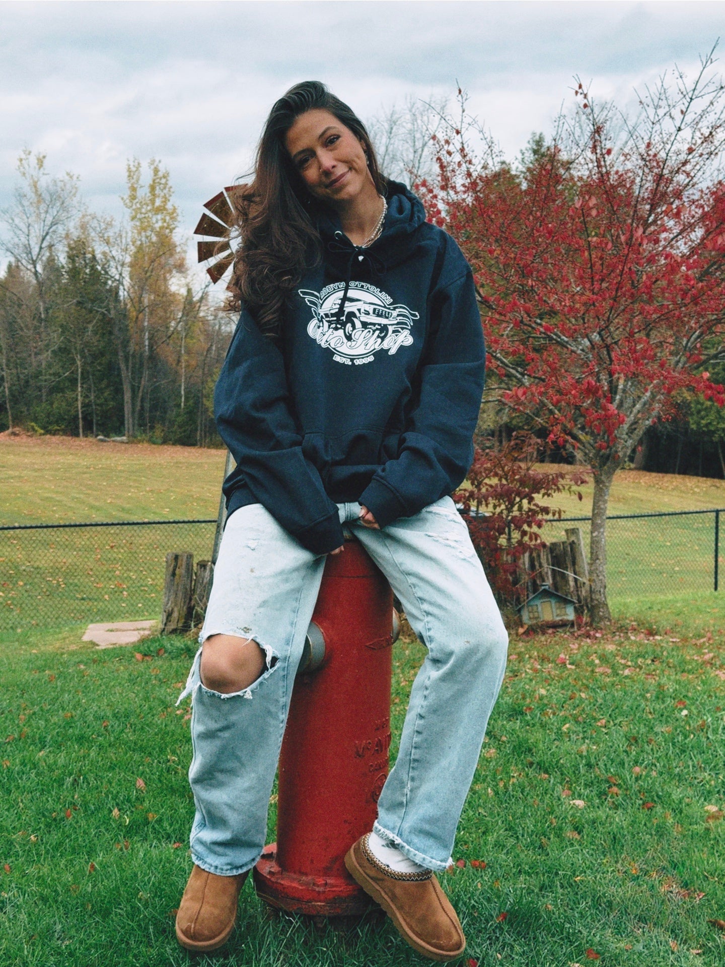 Otto Shop Sweater - Navy