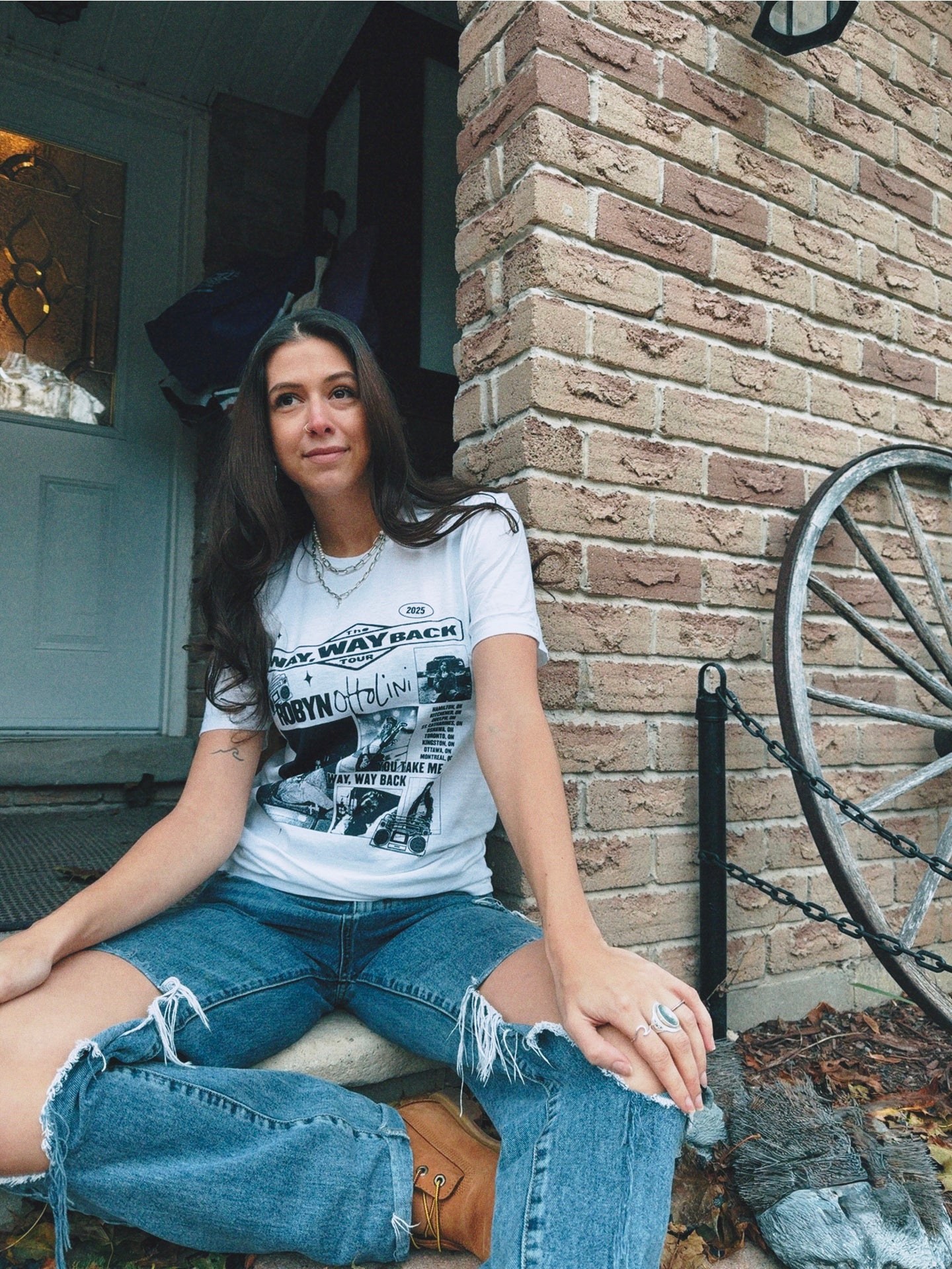 Way Way Back Tour Tee - White